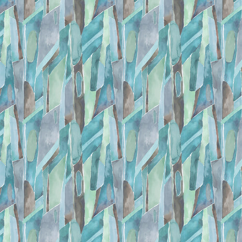 Voyage Maison Delaunay 1.4m Wide Width Wallpaper in Azurite