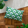  Green Cushions - Dellacorte Printed Outdoor Cushion Cover Green furn.