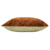 Paoletti Delphi Velvet Jacquard Cushion Cover in Rust