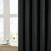  Curtains - The Ultimate Velvet Blackout Eyelet Curtains Black Furn