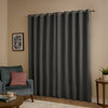  Curtains - The Ultimate Velvet Blackout Eyelet Curtains Charcoal Furn