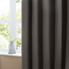  Curtains - The Ultimate Velvet Blackout Eyelet Curtains Charcoal Furn