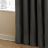  Curtains - The Ultimate Velvet Blackout Eyelet Curtains Charcoal Furn