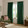  Curtains - The Ultimate Velvet Blackout Pencil Pleat Curtains Emerald Furn