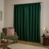  Curtains - The Ultimate Velvet Blackout Pencil Pleat Curtains Emerald Furn