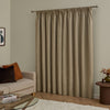  Curtains - The Ultimate Velvet Blackout Pencil Pleat Curtains Mocha Furn