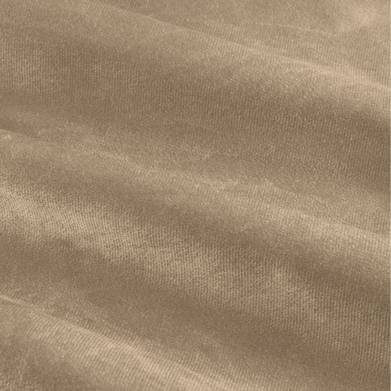  Curtains - The Ultimate Velvet Blackout Pencil Pleat Curtains Mocha Furn