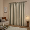  Curtains - The Ultimate Velvet Blackout Pencil Pleat Curtains Natural Furn