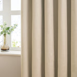  Curtains - The Ultimate Velvet Blackout Pencil Pleat Curtains Natural Furn