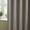 Plain Grey Curtains - The Ultimate Velvet Blackout Eyelet Curtains Silver Furn