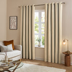  Curtains - The Ultimate Velvet  Eyelet Curtains Natural Furn