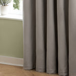 Curtains - The Ultimate Velvet  Eyelet Curtains Silver Furn