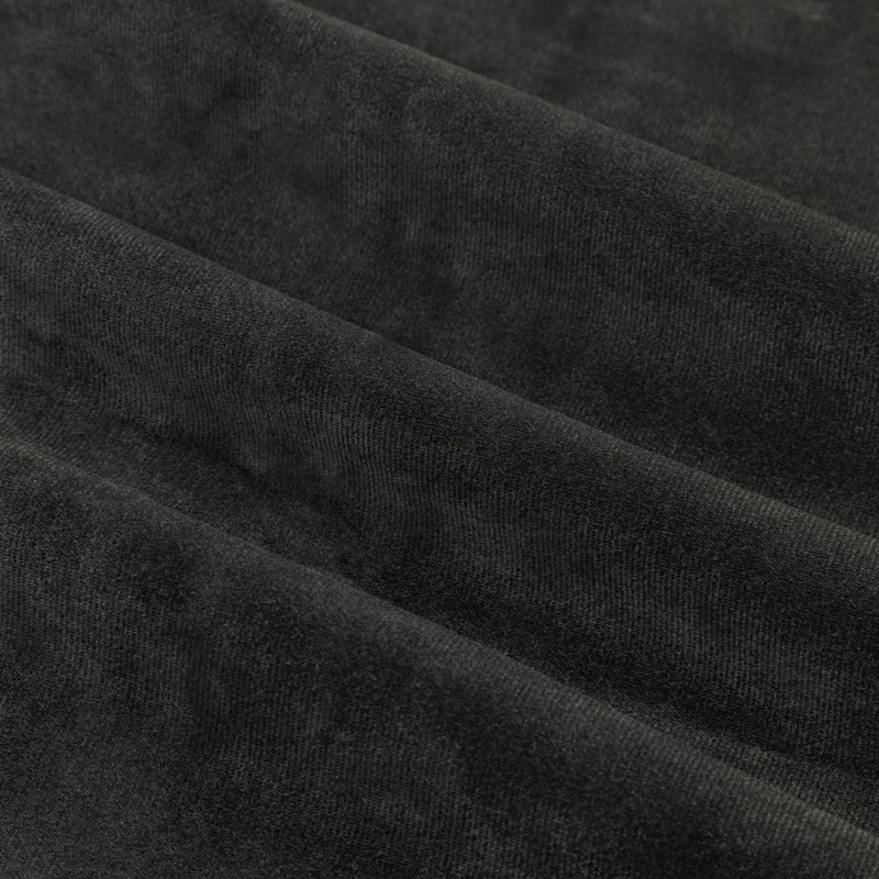  Curtains - The Ultimate Velvet  Pencil Pleat Curtains Black Furn