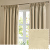 Plain Beige Curtains - The Ultimate Velvet Room Darkening Pencil Pleat Curtains Natural Furn