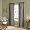 Plain Grey Curtains - The Ultimate Velvet Room Darkening Pencil Pleat Curtains Silver Furn