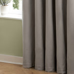 Plain Grey Curtains - The Ultimate Velvet Room Darkening Eyelet Curtains Silver Furn