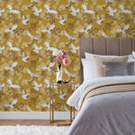 furn. Demoiselle Wallpaper in Mustard