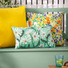 Floral Green Cushions - Daisy Fields Printed Outdoor Cushion Cover Mint Wylder Nature