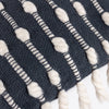Striped Grey Cushions - Dhadit Stripe Feather Filled Cushion Grey/Natural Furn