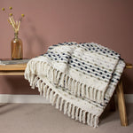 furn. Dhadit Stripe Throw in Grey