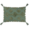 furn. Dharma Tufted Tasselled Cushion Cover in Eucalyptus