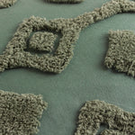 furn. Dharma Tufted Tasselled Cushion Cover in Eucalyptus