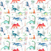 Voyage Maison Dinos Printed Cotton Fabric in Primary