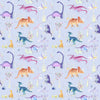 Voyage Maison Dinos Printed Cotton Fabric in Violet