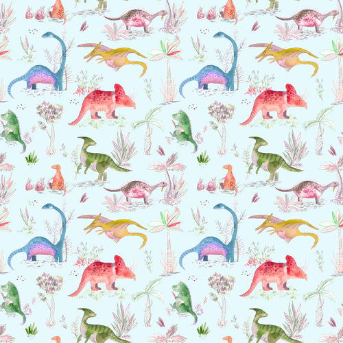 Voyage Maison Dinos 1.4m Wide Width Wallpaper in Dusk