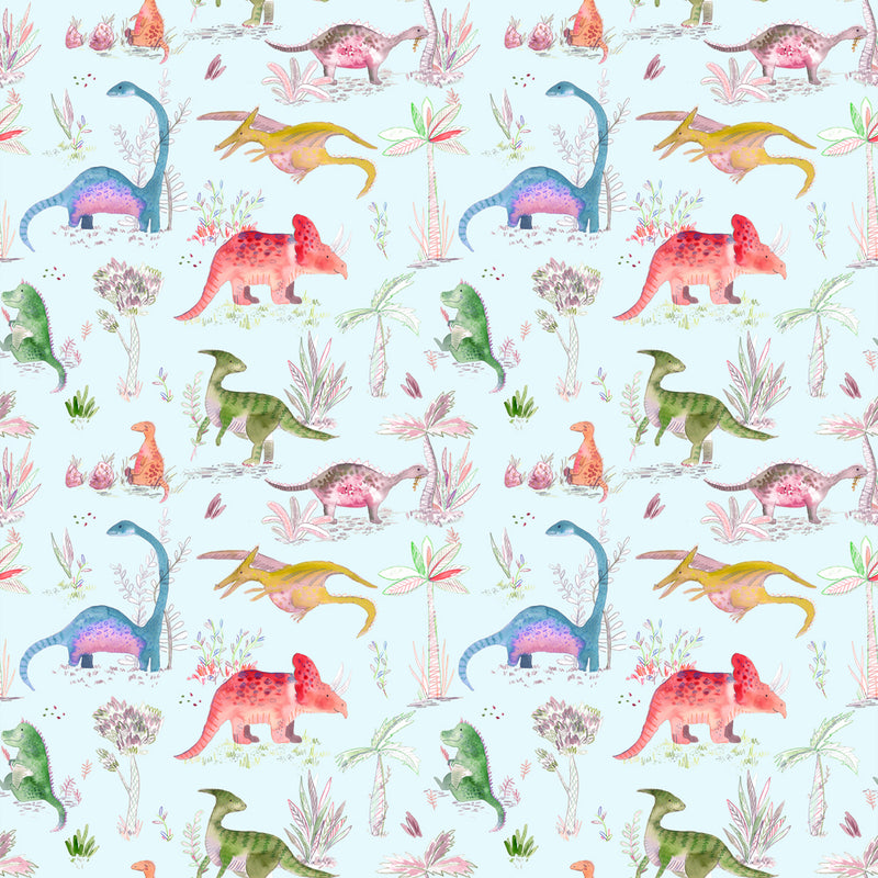 Voyage Maison Dinos 1.4m Wide Width Wallpaper in Dusk