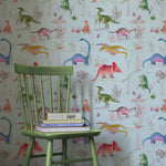 Voyage Maison Dinos 1.4m Wide Width Wallpaper in Dusk