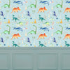 Voyage Maison Dinos 1.4m Wide Width Wallpaper in Sky