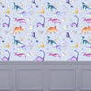 Voyage Maison Dinos 1.4m Wide Width Wallpaper in Violet