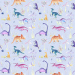 Voyage Maison Dinos 1.4m Wide Width Wallpaper in Violet