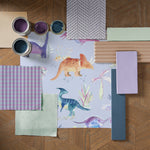 Voyage Maison Dinos 1.4m Wide Width Wallpaper in Violet