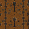 Animal Brown Bedding - Desert Monkey Exotic Printed Reversible  Duvet Cover Set Amber Furn