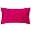 Striped Orange Cushions - Dolcevita  Striped Velvet Cushion Cover Orange/Pink furn.