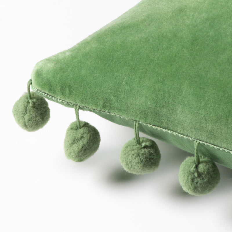 furn. Dora Square Cushion Cover in Leaf Green