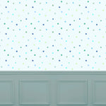 Voyage Maison Dotty 1.4m Wide Width Wallpaper in Lagoon