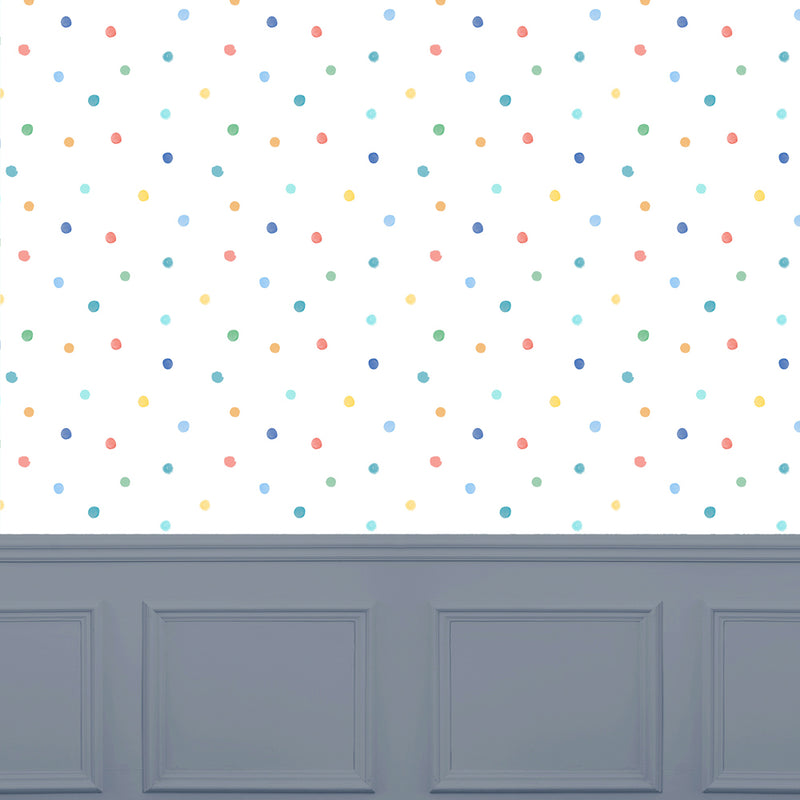 Voyage Maison Dotty 1.4m Wide Width Wallpaper in Primary