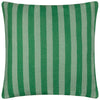 Striped Green Cushions - Deck Stripe  Woven Outdoor Cushion Cover Green furn.