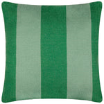 Striped Green Cushions - Deck Stripe  Woven Outdoor Cushion Cover Green furn.