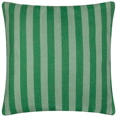 Striped Green Cushions - Deck Stripe  Woven Outdoor Cushion Cover Green furn.