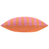 Striped Orange Cushions - Deck Stripe  Woven Outdoor Cushion Cover Orange/Pink furn.