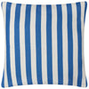 Striped White Cushions - Deck Stripe  Woven Outdoor Cushion Cover White/Blue furn.