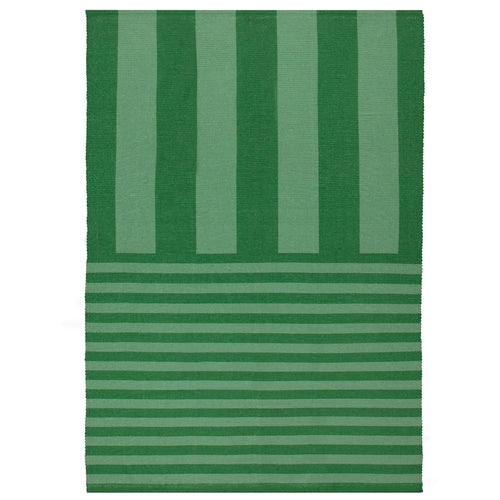 Striped Green Rugs - Deck Stripe Printed Indoor/Outdoor Outdoor Rug Green furn.