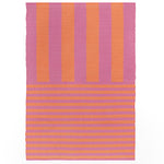 Striped Orange Rugs - Deck Stripe Printed Indoor/Outdoor Outdoor Rug Orange/Pink furn.