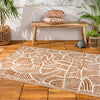 furn. Dunes 120x180cm Outdoor 100% Recycled Rug in Brick