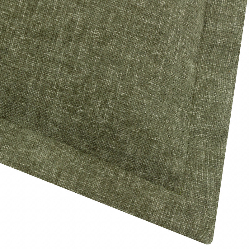 Plain Green Cushions - Dune Chenille Cushion Cover Moss Yard