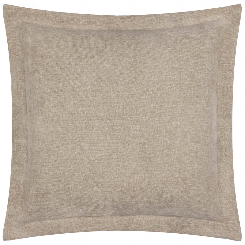 Plain Beige Cushions - Dune Chenille Cushion Cover Natural Yard